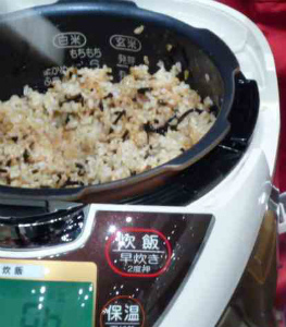 発芽玄米炊飯器