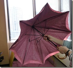 強風に強い晴雨兼用ジャンプ傘